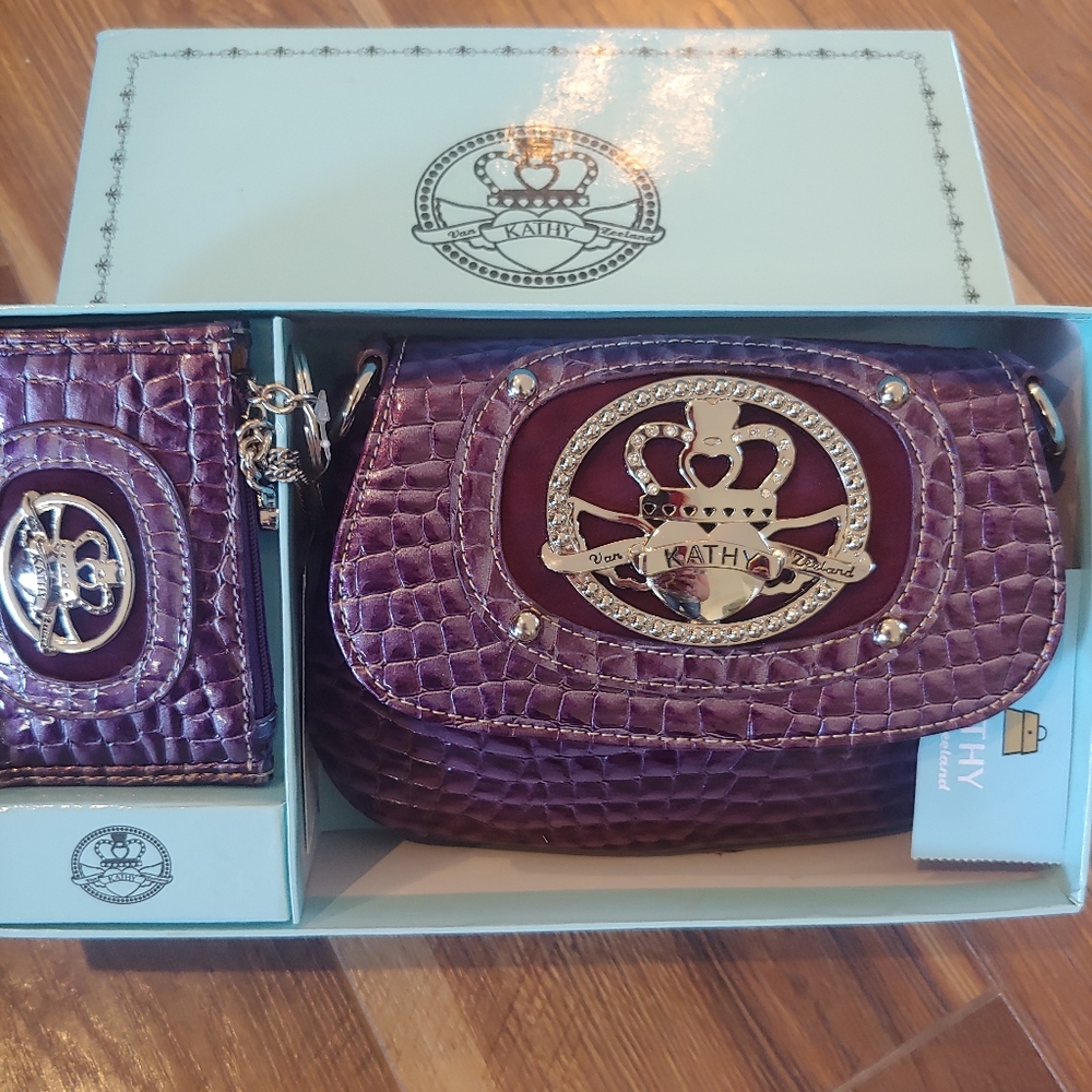Kathy Van Zealand bag and coin purse set